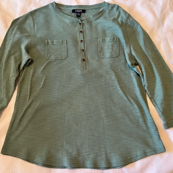 Womens green Chaps top size large - Picture 1 of 1